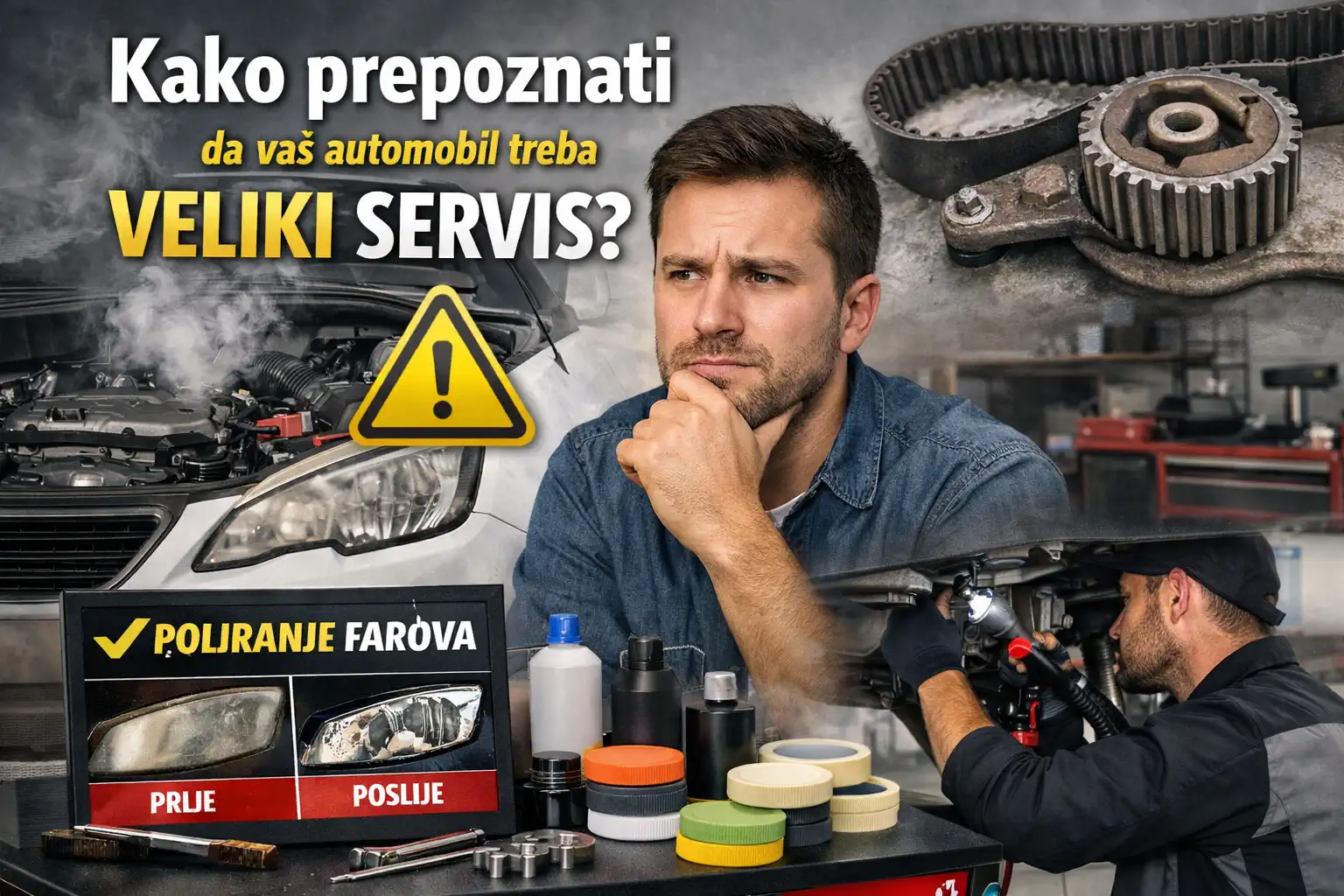 Kako prepoznati da vaš automobil treba veliki servis?